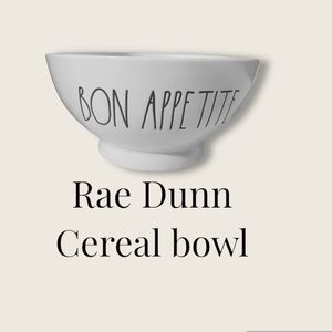 Rae dunn cereal bowl Bon Appetite